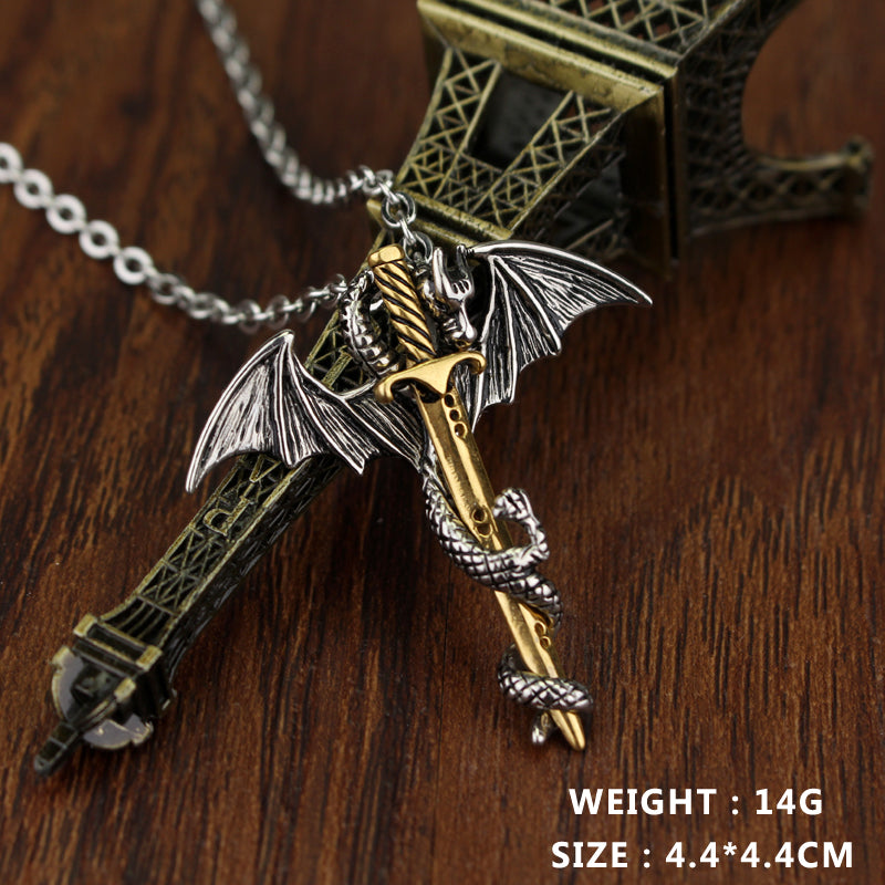 Game of Throne Flying Dragon Necklace