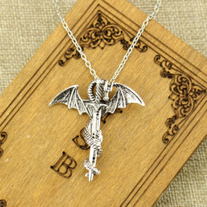 Game of Throne Flying Dragon Necklace